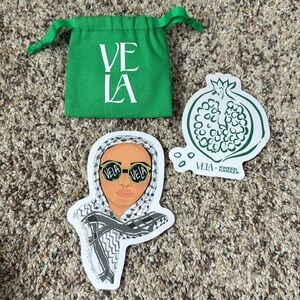 VELA SCARVES STICKERS